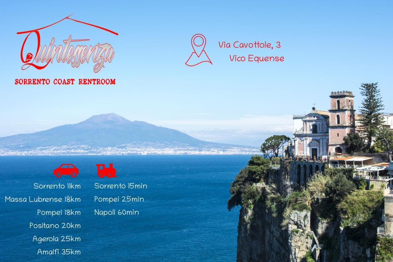 ויקו אקוונסה Quintessenza - Sorrento Coast Rentroom מראה חיצוני תמונה